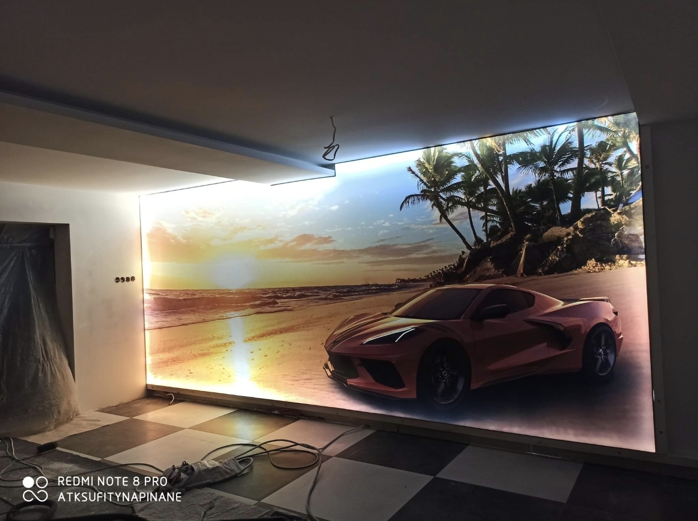 Fototapet personalizat „Muscle car”