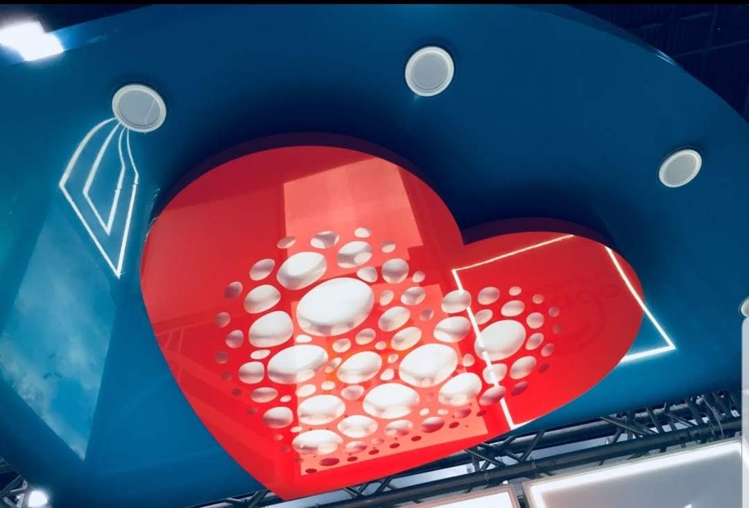 Tavan 3D personalizat „Dragostea”